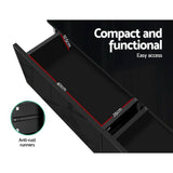 darrahopens Furniture > Living Room Artiss Modern Coffee Table 4 Storage Drawers High Gloss Living Room Furniture Black