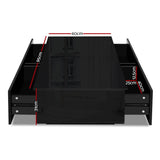 darrahopens Furniture > Living Room Artiss Modern Coffee Table 4 Storage Drawers High Gloss Living Room Furniture Black