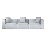 Darrahopens Furniture > Living Room Artiss Modular Sofa Chaise Set 3-Seater Grey
