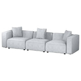 Darrahopens Furniture > Living Room Artiss Modular Sofa Chaise Set 3-Seater Grey