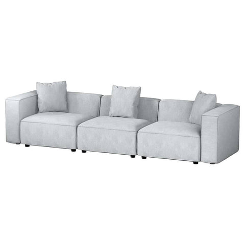 Darrahopens Furniture > Living Room Artiss Modular Sofa Chaise Set 3-Seater Grey