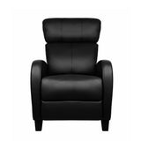darrahopens Furniture > Living Room Artiss PU Leather Reclining Armchair - Black