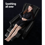 darrahopens Furniture > Living Room Artiss Recliner Chair Sofa Armchair Lounge Black Leather