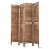 darrahopens Furniture > Living Room Artiss Room Divider Privacy Screen Foldable Partition Stand 4 Panel Brown