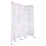 darrahopens Furniture > Living Room Artiss Room Divider Privacy Screen Foldable Partition Stand 4 Panel White