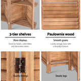 darrahopens Furniture > Living Room Artiss Room Divider Screen 8 Panel Privacy Dividers Shelf Wooden Timber Stand