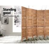 darrahopens Furniture > Living Room Artiss Room Divider Screen 8 Panel Privacy Dividers Shelf Wooden Timber Stand