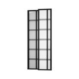 Darrahopens Furniture > Living Room Artiss Room Divider Screen Privacy Wood Dividers Stand 3 Panel Nova Black