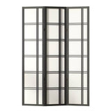 Darrahopens Furniture > Living Room Artiss Room Divider Screen Privacy Wood Dividers Stand 3 Panel Nova Black