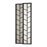 Darrahopens Furniture > Living Room Artiss Room Divider Screen Privacy Wood Dividers Stand 4 Panel Archer Black