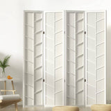 Darrahopens Furniture > Living Room Artiss Room Divider Screen Privacy Wood Dividers Stand 4 Panel Archer White