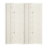 Darrahopens Furniture > Living Room Artiss Room Divider Screen Privacy Wood Dividers Stand 4 Panel Archer White