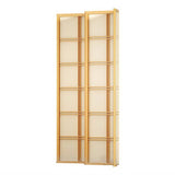 Darrahopens Furniture > Living Room Artiss Room Divider Screen Privacy Wood Dividers Stand 4 Panel Nova Natural