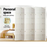 Darrahopens Furniture > Living Room Artiss Room Divider Screen Privacy Wood Dividers Stand 6 Panel Nova White
