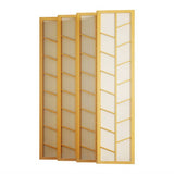 Darrahopens Furniture > Living Room Artiss Room Divider Screen Privacy Wood Dividers Stand 8 Panel Archer Natural