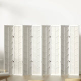 Darrahopens Furniture > Living Room Artiss Room Divider Screen Privacy Wood Dividers Stand 8 Panel Archer White