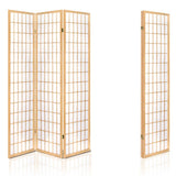 darrahopens Furniture > Living Room Artiss Room Divider Screen Wood Timber Dividers Fold Stand Wide Beige 3 Panel