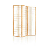 darrahopens Furniture > Living Room Artiss Room Divider Screen Wood Timber Dividers Fold Stand Wide Beige 3 Panel