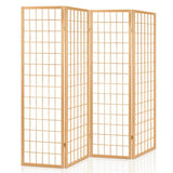 darrahopens Furniture > Living Room Artiss Room Divider Screen Wood Timber Dividers Fold Stand Wide Beige 4 Panel