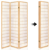 darrahopens Furniture > Living Room Artiss Room Divider Screen Wood Timber Dividers Fold Stand Wide Beige 6 Panel