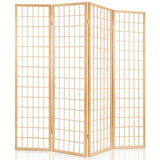 darrahopens Furniture > Living Room Artiss Room Divider Screen Wood Timber Dividers Fold Stand Wide Beige 6 Panel