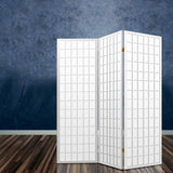 darrahopens Furniture > Living Room Artiss Room Divider Screen Wood Timber Dividers Fold Stand Wide White 3 Panel