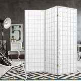 darrahopens Furniture > Living Room Artiss Room Divider Screen Wood Timber Dividers Fold Stand Wide White 3 Panel
