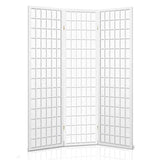 darrahopens Furniture > Living Room Artiss Room Divider Screen Wood Timber Dividers Fold Stand Wide White 3 Panel