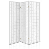darrahopens Furniture > Living Room Artiss Room Divider Screen Wood Timber Dividers Fold Stand Wide White 3 Panel