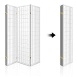 darrahopens Furniture > Living Room Artiss Room Divider Screen Wood Timber Dividers Fold Stand Wide White 6 Panel
