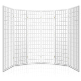 darrahopens Furniture > Living Room Artiss Room Divider Screen Wood Timber Dividers Fold Stand Wide White 6 Panel