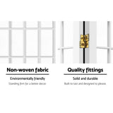 darrahopens Furniture > Living Room Artiss Room Divider Screen Wood Timber Dividers Fold Stand Wide White 8 Panel