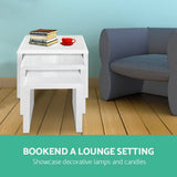 darrahopens Furniture > Living Room Artiss Set of 3 Nesting Tables