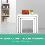 darrahopens Furniture > Living Room Artiss Set of 3 Nesting Tables