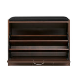 darrahopens Furniture > Living Room Artiss Shoe Cabinet Bench Shoes Storage Rack Organiser Drawer 15 Pairs Walnut