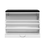 darrahopens Furniture > Living Room Artiss Shoe Cabinet Bench Shoes Storage Rack Organiser Drawer White 15 Pairs