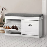 darrahopens Furniture > Living Room Artiss Shoe Cabinet Bench Shoes Storage Rack Organiser Drawer White Shelf 12 Pairs Box