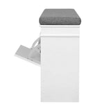 darrahopens Furniture > Living Room Artiss Shoe Cabinet Bench Shoes Storage Rack Organiser Drawer White Shelf 12 Pairs Box