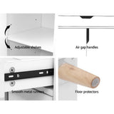 darrahopens Furniture > Living Room Artiss Shoe Cabinet Shoes Storage Rack 120cm Organiser White Drawer Cupboard