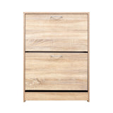 darrahopens Furniture > Living Room Artiss Shoe Cabinet Shoes Storage Rack 24 Pairs Organiser Shelf Cupboard Oak