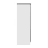 darrahopens Furniture > Living Room Artiss Shoe Cabinet Shoes Storage Rack High Gloss Organiser Cupboard White