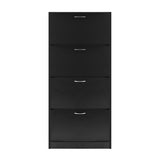 darrahopens Furniture > Living Room Artiss Shoe Cabinet Shoes Storage Rack Organiser 60 Pairs Black Shelf Drawer