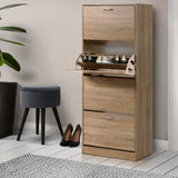 darrahopens Furniture > Living Room Artiss Shoe Cabinet Shoes Storage Rack Organiser 60 Pairs Wood Shelf Drawer
