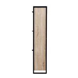 darrahopens Furniture > Living Room Artiss Shoe Cabinet Shoes Storage Rack Wooden Organiser Up to 24 Pairs Shelf Cupboard Metal Frame