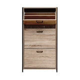 darrahopens Furniture > Living Room Artiss Shoe Cabinet Shoes Storage Rack Wooden Organiser Up to 24 Pairs Shelf Cupboard Metal Frame