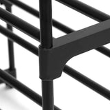 Darrahopens Furniture > Living Room Artiss Shoe Rack Stackable 4 Tiers 80cm Shoes Shelves Storage Stand Black
