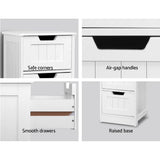darrahopens Furniture > Living Room Artiss Storage Cabinet Chest of Drawers Dresser Bedside Table Bathroom Stand