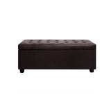 darrahopens Furniture > Living Room Artiss Storage Ottoman Blanket Box Footstool Leather Foot Stool Chest Toy Brown