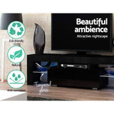 darrahopens Furniture > Living Room Artiss TV Cabinet Entertainment Unit Stand RGB LED Gloss Furniture 130cm Black