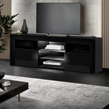 darrahopens Furniture > Living Room Artiss TV Cabinet Entertainment Unit Stand RGB LED Gloss Furniture 160cm Black